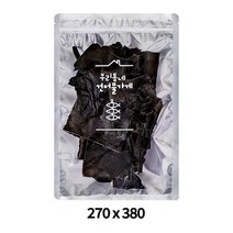 오징어 쥐포 마른안주 건어물 소분포장 알루미늄 증착봉투 우리동네건어물가게(지퍼형/PP) 270x380 100매