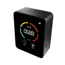 휴대용 공기 품질 모니터 이산화탄소 감지기 3-IN-1 CO2 미터 온도 습도 측정기 TVOC 감지 CO2 테스터