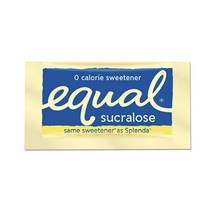 1+1 동등한 감미료 수크랄로스 노란색 패킷 100ct12개 팩