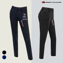 봄 여름 가을 등산복 스판 여성 데님 밴딩바지 PGW-P2201-01