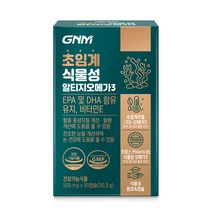 GNM 초임계 식물성 rTG 알티지오메가3, 60정, 1개