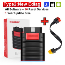 자동차 진단 장비 차량 스캐너 kingbolen ediag old boot 모든 시스템 전체 소프트웨어 1 년 무료 obd2 16 재설정 ecu 코딩 활성 테스트 pk, 새로운 ediag 케이블