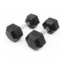 육각 고무덤벨 홈짐 아령 1kg 2개세트