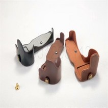 PU 가죽 케이스 하프 바디 세트 케이스 커버 그립 니콘 Z7 Z6 Z5 Z6II Z7II 카메라 가방 배터리 오프닝, 01 coffee