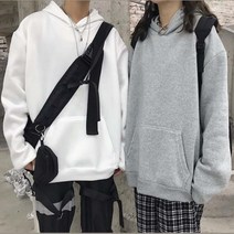 스트릿패션 커플룩 슬림핏 남여공용 후드티 실용적인 편한코디 간지작살