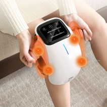 무릎온열기 무릎 찜질기 온열기 마사지기 전기 가열 패드 온찜질 휴대용 건강 부모님 선물, 한 사이즈, 싱글