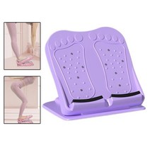 스트레칭보드 발란스 바른자세 종아리 보드 스트레칭 기구 slant board calf stretcher calf stretch wedge 플라스틱 다리 calf heel, 자주색