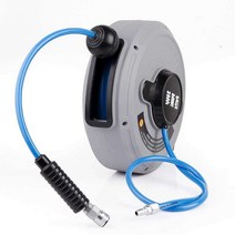 자동 에어릴 콤프레샤 오토릴 고압 튜브 벽걸이형, 에어 드럼 8x5 15m 튜브 + 에어건