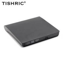 cd리핑 리핑기 cd dvd플레이어 odd Tishric 외부 버너 드라이브 usb3.0 케이블 휴대용 rw 드라이브 라이터 버너 광학 플레이어 노트북 데스크탑과 호환 가능, 검은색