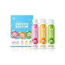 닥터아토비 스위티 플레이버블 피치핑크 + 망고옐로우 + 화이트그레이프 세트, 1세트, 250ml