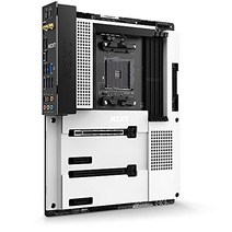 NZXT N7 B550 매트 화이트 AMD B550 AM4 DDR4 PCIe 4.0 듀얼 M.2 2-Way CrossFire 2.5GbE/WiFi 6E AX210 BT5.2 ATX -10745, 하얀색