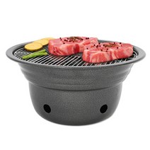 꾸버스 원형 로스터그릴(가방SET) 바베큐그릴