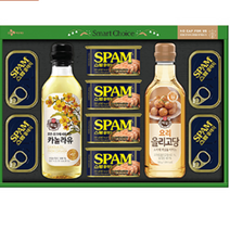 CJ현명한선택 스팸 6 12호 설 명절 식용유 백설 선물세트, CJ 현명한선택 6 S호