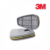 3M 제약 화학공장 방독 필터 정화통 6006K 자동차제조