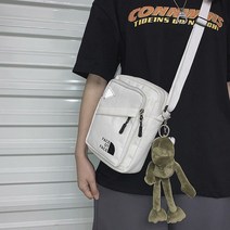 커플 하라주쿠 인스기능 가방 카고 패션 브랜드 스트리트 크로스백 커플 패션