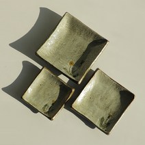 모리민들레 국산 도자기 사각접시 3종, 2호