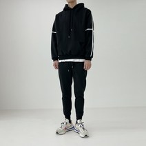 남자 여자 추리링 기모조거팬츠 커플트레이닝세트 PT복장 캠핑복장 스웻 셋업 후드티이쁜곳