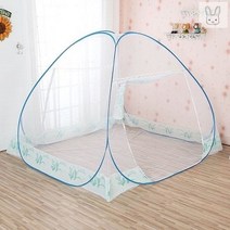 타프모기장 타프모기장 접이식천막 여행 모기 야외 몽골텐트 자동 불필요 편리한 휴대용 바닥매트 쇼핑몰사이트, C02-1.2x2미터 침대