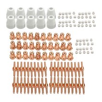 프라즈마 절단기 플라즈마 용접기 140pcs 공기 절단 커터 소모품 esab l-tec, 없음