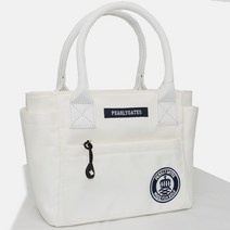 패션 유니섹스 골프 의류 가방 핸드백 캔버스 가방 방수 골프 핸들 가방 여성 레이디 한국 일본, 하얀