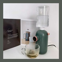 휴대용 온수기 생수병 순간 온수기 차박 캠핑, 레트로 그린 (공식 정품)