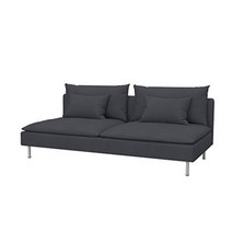 소파커버 이케아 쇠데르함 호환 Soferia, Eco Leather Grey