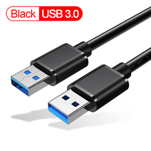 스테디 캠 카메라 봉 모노포드 삼발이 EssagerUSB to USB 연 케이블 유, 04 2m, 01 USB 3.0 Balck