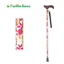 페어윈 뉴플라워 스몰핸드 조절식 지팡이, 노란꽃, 1개