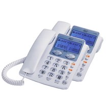 대우 2국선 2라인 전화기 발신자표시 착신전환 매장 업소용 사무실 사무용 2회선 잘들리는유선전화기, 대우 DT-200 화이트 : 2개