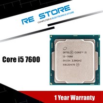 Intel Core i5 7600 3.5GHz 쿼드 코어 스레드 CPU 프로세서 6M 65W LGA 1151, 한개옵션0