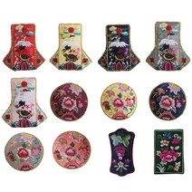 창작스튜디오 놀자 노리개 자수 장식 한복 장신구, 귀주머니(빨강)