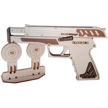 글록18C(GLOCK18C)블로우백 고무줄총, 완성형