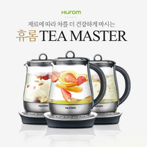 휴롬 티 메이커 1.4L 전기주전자 차 커피 포트 메이커 유리 티포트 한방차 중탕기능