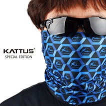 KATTUS 국산 멀티스카프 고밀도재질 쿨링 스포츠마스크 쿨마스크 쿨스카프 골프마스크 쿨스카프 멀티스카프 여름마스크 RXF, KA100 블루