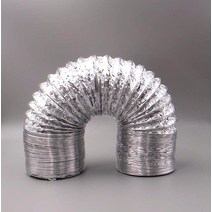 복합가스측정기 산소농도 누수탐지기 측정기 I.d 0mm 알루미늄 호일 호스 덕트 유연한, 150mm