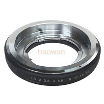 Voigtlander Retina DKL 렌즈 용 어댑터 링-nikon D3 d5 d300 D5100 D90 D750 D600 d810 d7200 카메라, 02 silver color