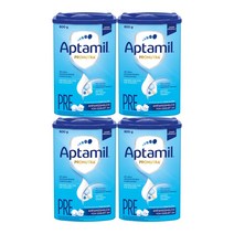 Aptamil 프로누트라 어드밴스 분유 Pre 단계, 800g, 4개