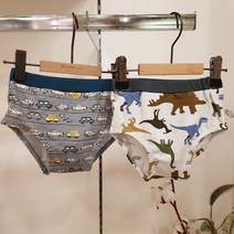 모이모이깜피 오가닉코튼 미니카 쥬라기월드 면스판삼각