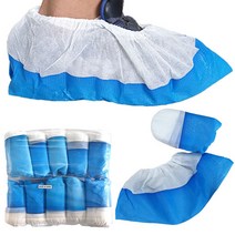 CPE 코팅 일회용덧신 50켤레 부직포 위생 신발싸개 오염방지 슈커버 신발보호