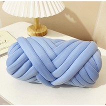 미니티크 자이언트얀 1kg 망고실 핑거니팅 벨벳얀 가방만들기 패브릭얀 벨벳자이언트얀 핸드니팅, 스카이, 일반얀