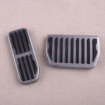 2개 가스 및 브레이크 풋 패드 페달 커버 키트 랜드로버 레인지 로버 이보크 VELAR 재규어 E F PACE XE XF, 기본