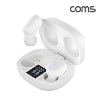 아이폰11/11Pro/11Pro MAX 블루투스 이어폰QWS-V5A, 1개, CS4645-화이트