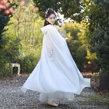 화이트 여성 어른 철릭 계량 생활 한복 한국 무용 의상 무사복 사극 드라마 촬영 의상