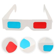 반달마켓 3D안경 입체 3d 빨간 안경 3D 입체 블루 로트 레터보드 영화 비디오 100 개, 01 Colorful