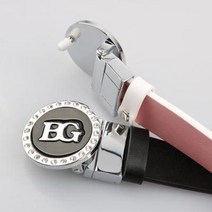 남녀 골프밸트 유명브랜드 BG 골프웨어 액세서리 여성 한판 리얼 가죽 벨트 스포츠, 02 흰색