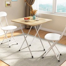 접이식 다용도 테이블 폴딩 탁자 사각 원형 식탁 공부상 간이 보조 베란다 거실, 사각 TALL 베이지