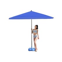 초대형파라솔 사각 자외선 차단 방수 해변 비치 그늘, 빅 레드 1.8x2.2 (베이스 제외)