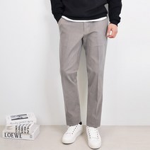 F/W 상품 브로 피치 코튼 바이오 워싱 남자 면바지 부분밴딩 슬랙스