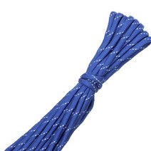 캠핑 반사 Paracord 550 코드 4mm 텐트 로프 7 가닥 낙하산 라인 캐노피 끈 캠핑 하이킹 생존, 07 Blue_01 10M