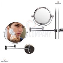 면도경 욕실 세면 화장실 거울 확대경 면도 벽붙이 손쉬운높낮이조절 홈데코 주부, 면동경벽붙이용대